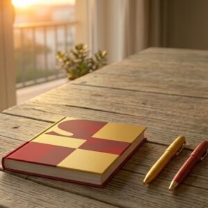 Set Cuaderno Tapa Dura Grande + 2 Lapiceras