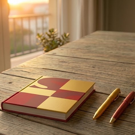 Set Cuaderno Tapa Dura Grande + 2 Lapiceras